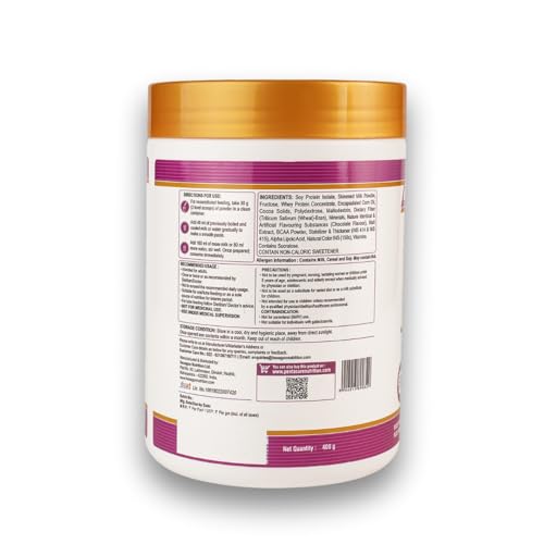 Image of PentaSure HP Whey Protein Powder | Chocolate Flavor - 400g | High Fiber Nutritional Supplement Drink | 45g Protein per 100g | Supports Muscle Strength, Recovery & Energy