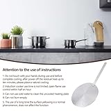 Induction Hob Heat Diffuser Ring Plate, 20cm Stainless Steel Induction Adapter Plate with Detachable Handle, High Temperature Coating Heat Diffuser Simmer Ring Plate for Moka, Milk, Coffee Cookware - Image 6