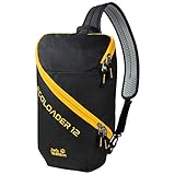 Bequem Jack Wolfskin Ecoloader 12 Rucksack Unisex, Black, ONE Size