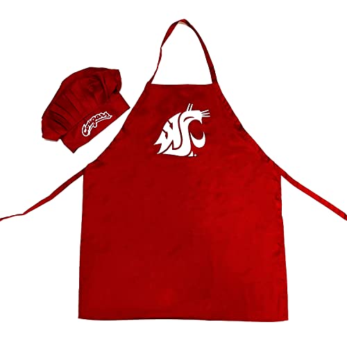 Pro Specialties Group Washington State Cougars Chef Hat/Apron Set