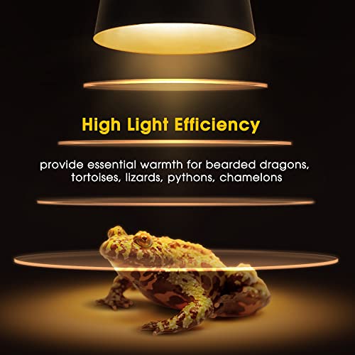 Image of Briignite G9 Heat Lamp Bulbs for Reptile, Mini Reptile Light, Dimmable G9 Mini Heat Bulbs Warm White 50W, 2 Pin Base UVA Reptile Heat Lamp, Bearded Dragon Gecko Turtle Lizard, 6 Pack