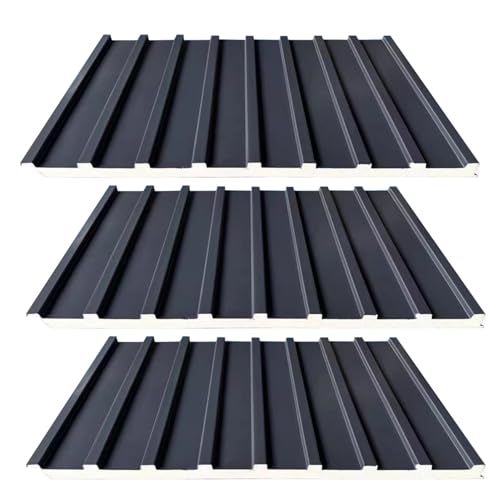 Tôles ondulées isolées en aluminium imperméable pour rénover une cloison de toit extérieure