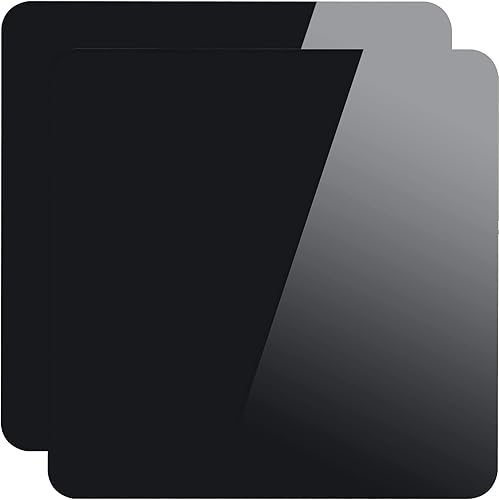 Vista 11 de KINJOEK - Mesa elevadora reflectante negra acrílica para fotografía profesional de productos, 12 x 12 pulgadas, 11.8 x 11.8 in, para fotografía