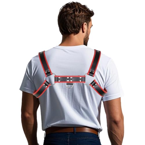 Men's Chest Harness Body Leather Harness Belt Strap Punk Belt Clubwear Costume2