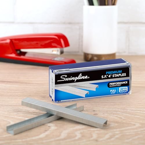 Swingline Staples, 5 Pack, S.F. 4, Premium, 1/4" Length, 210/Strip, 5000/Box (35481) image 8