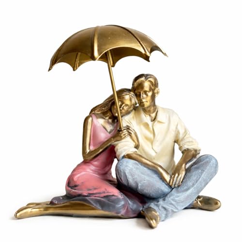 Image of ARMONIA Eternal Romantic Couple Showpiece | European Polystone Love Figurine Home Decor | Best Valentine's Day Gift for Girlfriend, Wife & Couples | Wedding & Gift Item