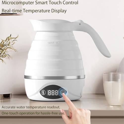 Mini tetera eléctrica plegable portátil de silicona 850W miniatura 3