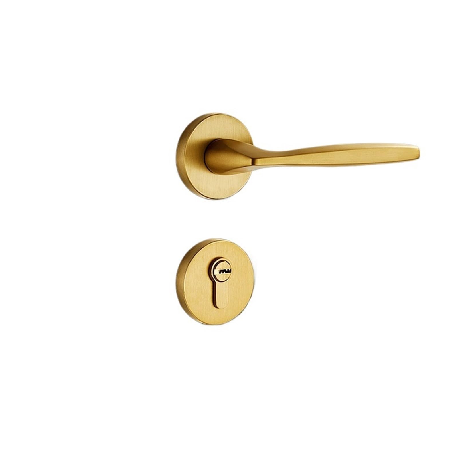 Aepqbgqj One Color Black Solid Brass Magnetic Silent Split Lock Bedroom