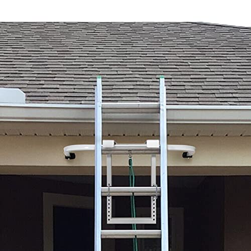 Upgraded Ladder Stabilizer For Roof Gutter With 15 Inch Stand-Off Extension, Wall Corner Stabilizer For Ladder Safety,Wing Span/Wall Ladder Standoff Heavy Duty Telescopic Ladder Accessories #TOP1