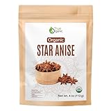 True Organic Premium Vietnam Star Anise-4oz |Certified USDA Organic |Premium Quality for Tea,Cooking & Baking