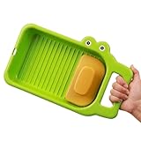 Mini-Waschbrett, tragbar, Krokodil-Wäscheunterlage, Unterwäsche, Handwaschbrett, für Wohnheim, Camping, Zuhause, Schule, Hotel