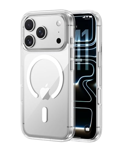 Belkin iPhone17Pro�Ή� �N���A�P�[�X MagSafe/Qi2 25W �}�O�l�b�g���� ���^ ���ϏՌ� UV�ϐ� ���΂ݖh�~ �\�t�gTPU �N���A MSA031qcCL