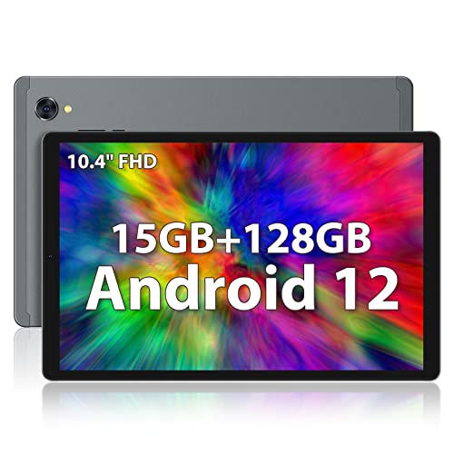 Lnmbbs Latest Android 12 Tablet 10.4 Inch, 15Gb Ram 128Gb Storage 1Tb Expand, Octa-Core Processor, 1920 * 1200 Incell Ips, 13Mp Camera, 8000Mah, 2.4/5G Wi-Fi, Bluetooth 5.0, Gps, Split Screen, Gray #TOP18