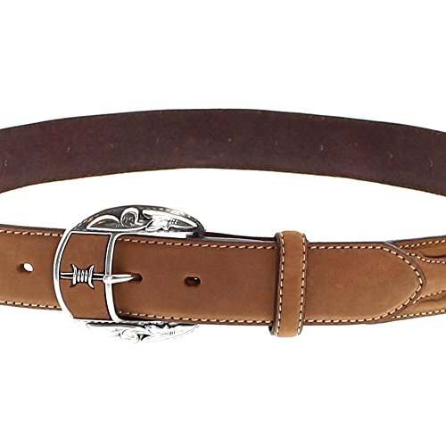 Justin Fenced In Barbed Wire Western Belt C108172