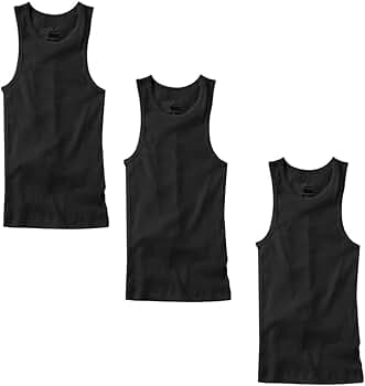 TZ Promise 3-6 Pack Men's 100% Cotton Wife Beater A-Shirts