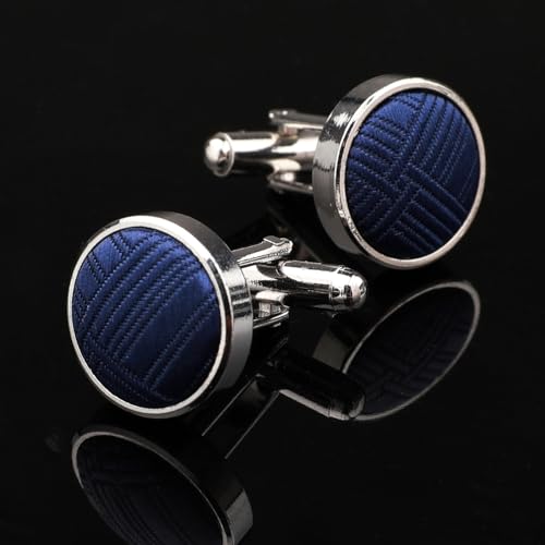 Image of HISDERN Mens Plaid Bow Tie Set Pocket Square and Cufflinks Bowtie | Pretied Bowties Design for Easy Wear,Check Pattern,Matching Handkerchief Cuff Link,3PCS Set Wedding Formal Party Groom Prom