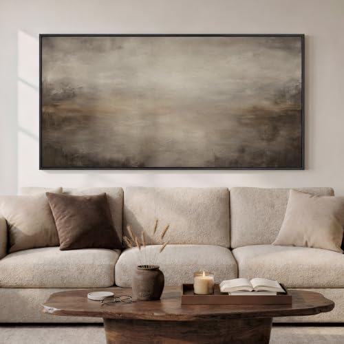 Large Brown Neutral Abstract Wall Art