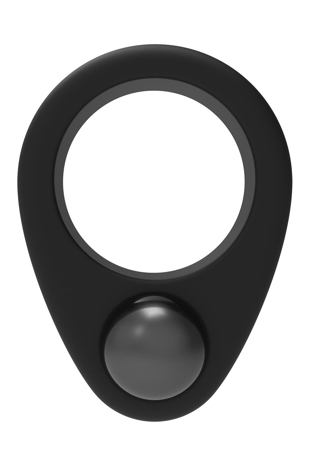 Dream Toys Ramrod Cockring Single Weight Black 6.2 cm