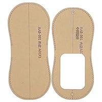 Fydun Münzgeldbörse Herstellung Vorlage Leder Brieftasche Muster-Set Herstellung Schablonenset Klare Acryl-Vorlage für DIY Leder Bastelwerkzeug