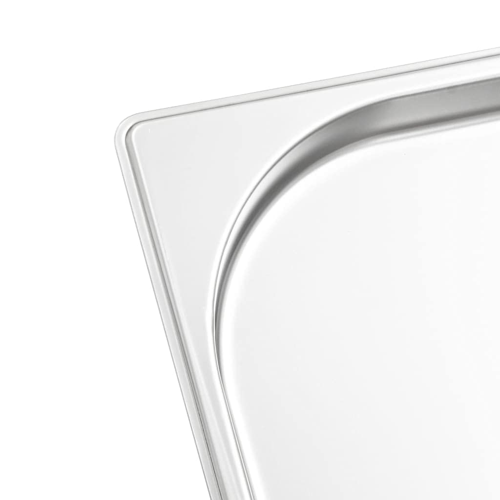 Generic Recipientes Gastronorm de Acero Inoxidable, GN 1/1, 20 Mm, Apilables y sin Rayones, Perfectos para Muebles y Equipos de Cocina Profesionales, Prácticos e Ideales para Restaurantes,