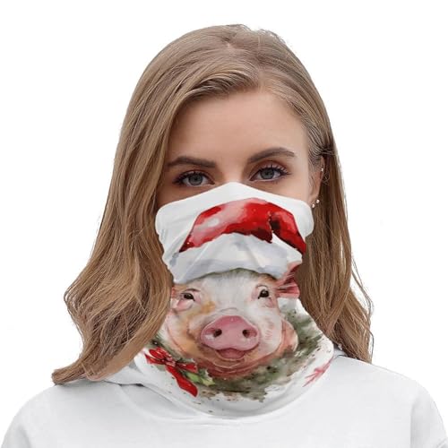 Neck Gaiter Bloqueador de Viento y Máscara Facial Transpirable Cubierta de Rostro con Diseño Sonriente Bandana para Mujer y Hombre para Senderismo y Pesca miniatura 4