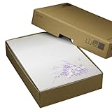 山櫻 喪中はがき No.7179 惜別 インクジェット 0.235mm厚 〒枠入(グレー) 100枚 / 私製はがき 両面インクジェット対応 白 無地 00298394-0100