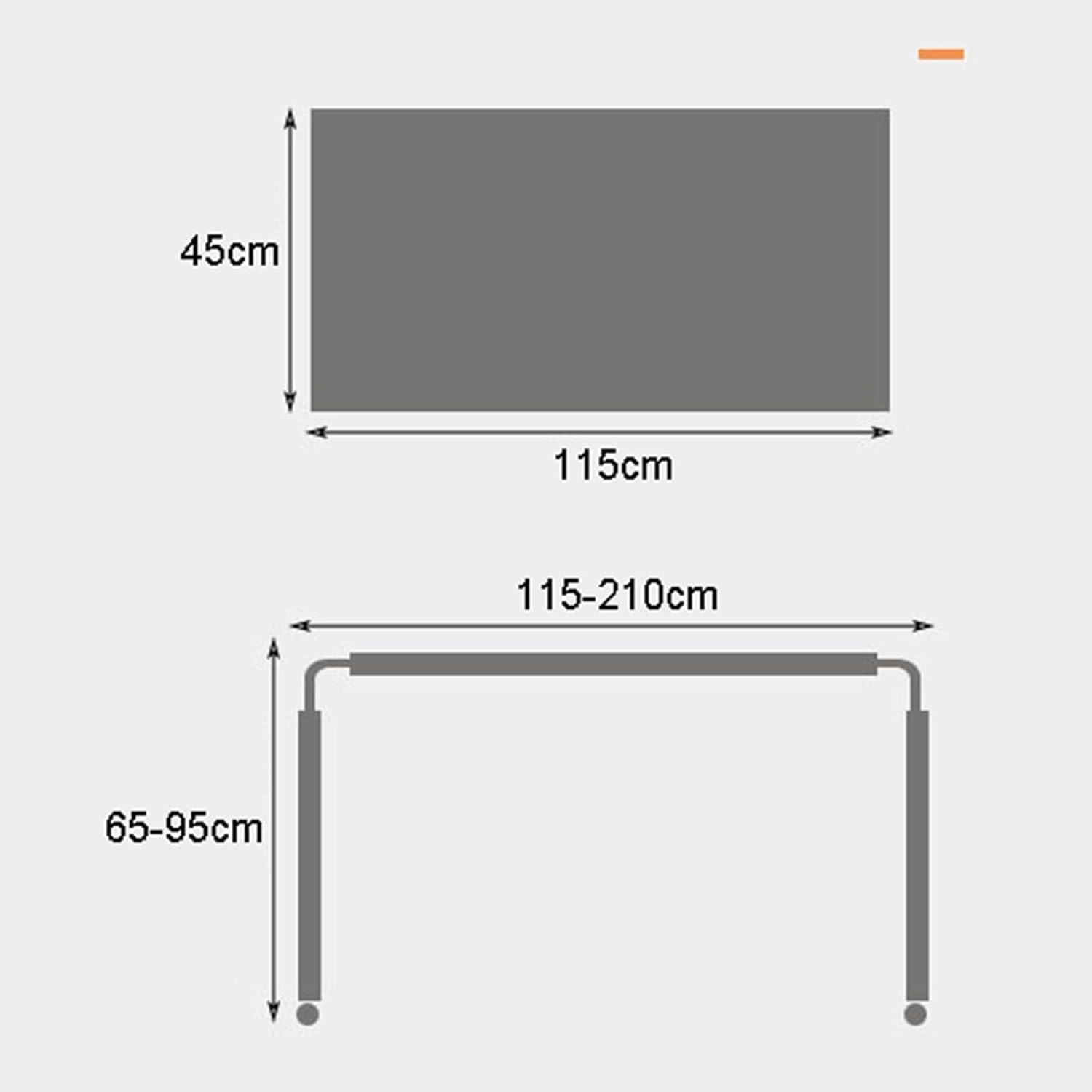 Table à Roulettes Réglable en Hauteur GWWBD, Table Médicale Roulante pour Lit, Bureau A Roulette, Bois+