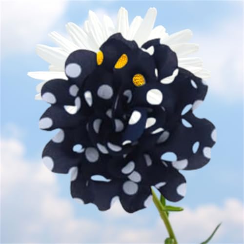 Image of Flower Hair Clip and Brooch Pin Double Color Spot Flower Broochs Lapel Pins Dainty Elegant Camellia Brooch Pin Handmade Petals DIY Clothing Shoes Hats Accessories Wedding Party Dance Banquet Dress Suit Ceremony Jewelry Accessories for Women