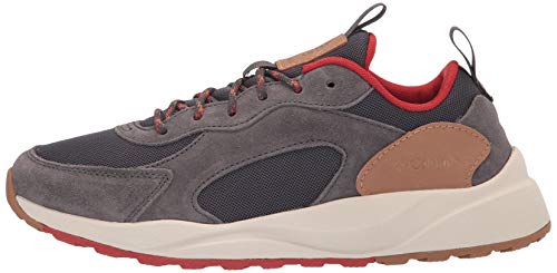 Columbia mens Pivot Hiking Shoe, Dark Grey/Rust Red, 9 US