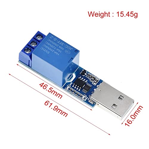 Módulo de relé USB LCUS-1 para domótica casera e interruptor electrónico de control en PC 3
