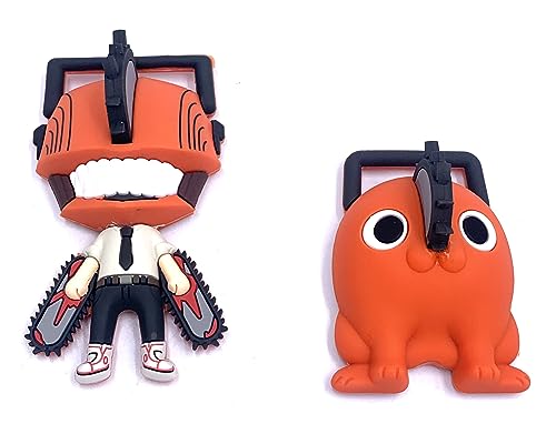 Monogram Chainsaw Man & Pochita 2 Imán 3D de Espuma miniatura 1