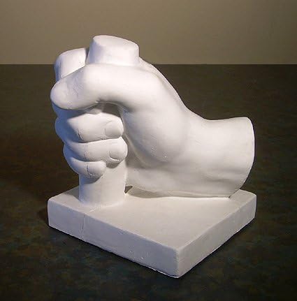 Plaster Anatomical Casting- Closed (Gripping) Hand