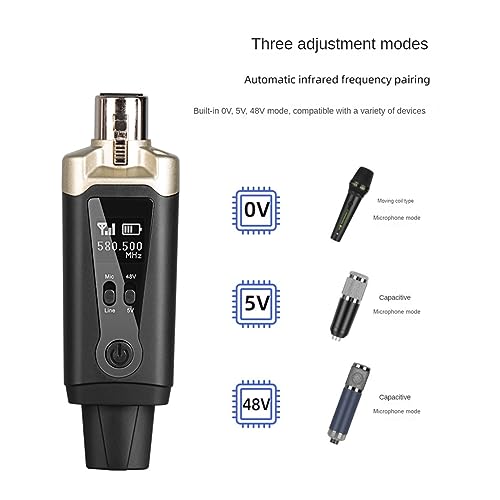 Système XLR sans fil UHF pour libérer votre microphone dynamique