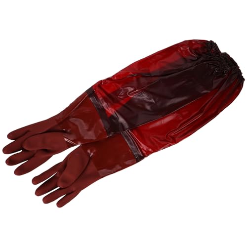 Guantes de goma impermeables OSALADI extra largos: proteja sus brazos de la suciedad exterior