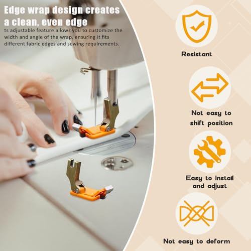 2 Piezas Pie Prensatelas Multifuncional para Máquina de Coser miniatura 6