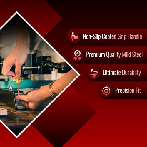 Image of Spartan 8-in-1 Multi-Purpose Screwdriver Kit with Heavy Duty Claw Hammer & Nail Puller | Forged Steel Head | Fibreglass Anti-Slip Handle | Tool Kit for Carpentry, Home Repair & DIY | Combo Kit