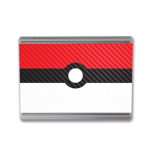 Image of MightySkins Carbon Fiber Skin Compatible with Microsoft Surface Laptop Go 3 (2023) Full Wrap Kit - Battle Ball | Protective, Durable Textured Carbon Fiber Finish | Made in The USA