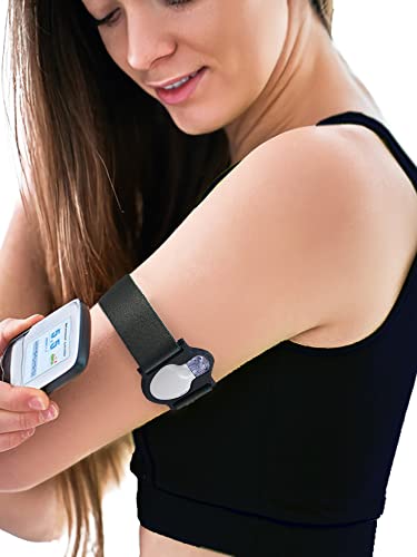 Fixierband für Guardian Enlite. Elastisches Band für CGM Blutzuckersensor (M (26-33 cm))