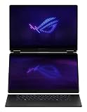 ASUS ROG Zephyrus Duo OLED GX651AX-SR010W Gaming-Laptop, 40,6 cm (16 Zoll), WQXGA+ 120 Hz (Core Ultra 9 386H, 64 GB RAM, 2 TB SSD, RTX 5090 24 GB, Windows 11 Home) Sterngrau, spanische QWERTY-Tastatur