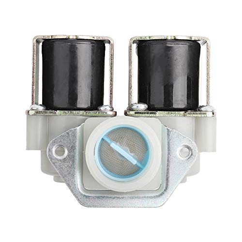 Électrovanne d'entrée d'eau en plastique à double tête DN20 à électrovanne normalement fermée DC 12 V pour chauffe eau, fontaines à eau