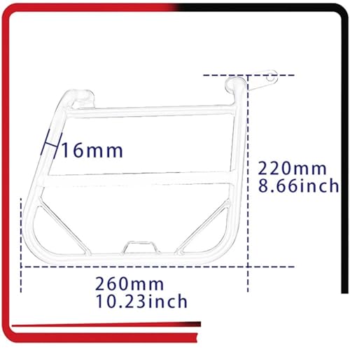Support sac latéral de précision pour CRF300L avec structure en acier - 7