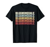 Bloomingdale Illinois Bloomingdale IL Retro Vintage Text T-Shirt