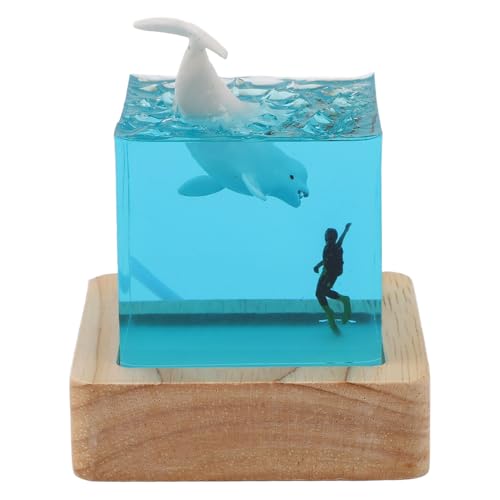 Lampe RVB de plongée baleine veilleuse USB déco maison originale - 3