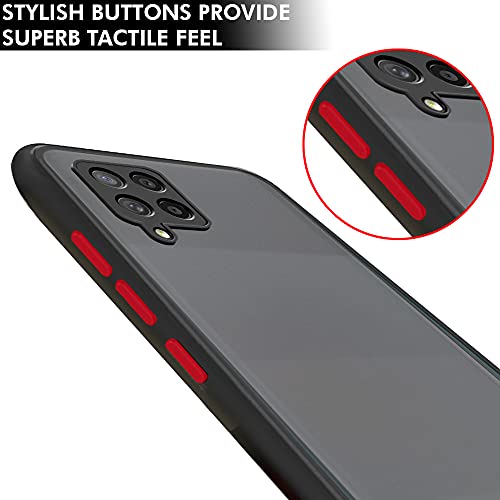 Image of TheGiftKart Translucent Hybrid Samsung Galaxy M42 5G Back Case Cover | Smoked Matte Back | 360 Degree Protection | Protective Hard Back Case Cover for Samsung Galaxy M42 5G