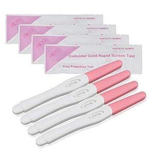 FEIGO Zwangerschapstests, 4 STKS Vroege Detectie Snelle Reactie HCG Test Kit Nauwkeurige Resultaat Thuis Detectie…