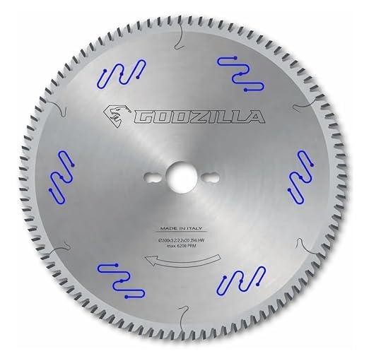 Lama Circolare Diametro 300 Foro, 30 mm, Z72 per Taglio di Precisione pannelli legno, massello, multistrato e laminato- GodzillaBits - Made in Italy (la più venduta)
