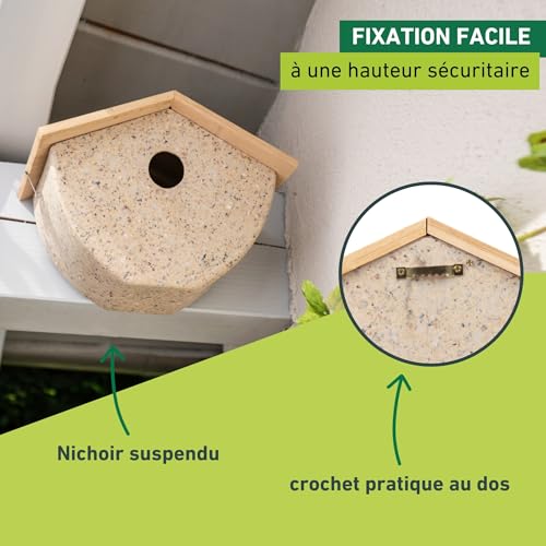 Nichoir mésanges Windhager pour protéger les petits oiseaux des prédateurs - 6