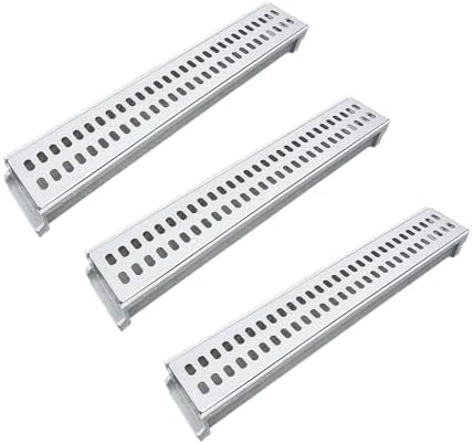 Efficient Linear Drainage Trench with Removable Grate for Outdoor Water Management, Prevent Flooding, Durable Design for Patios, Gardens, and Driveways