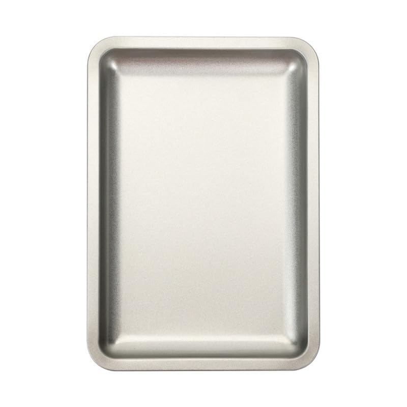 18 * 12.5 * 1.7cm Rectangular Storage Tray Sliver Stainless Steel Decorative Storage Organizer Tray For Cosmetic,Perfume