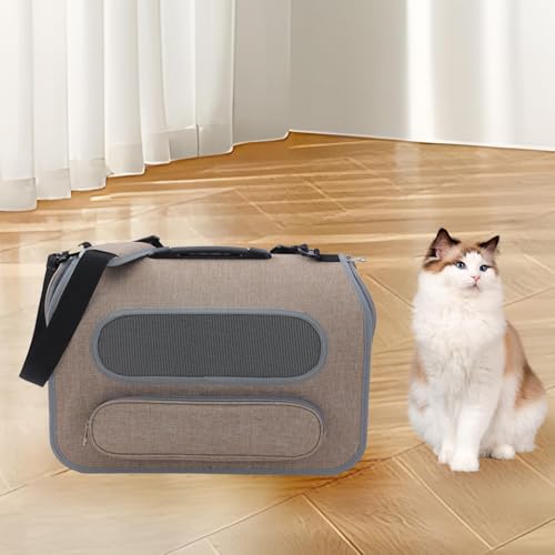 Gralara Bolsa de Viagem para Animais de Estimação com Laterais Macias, Respirável, Transportadora de